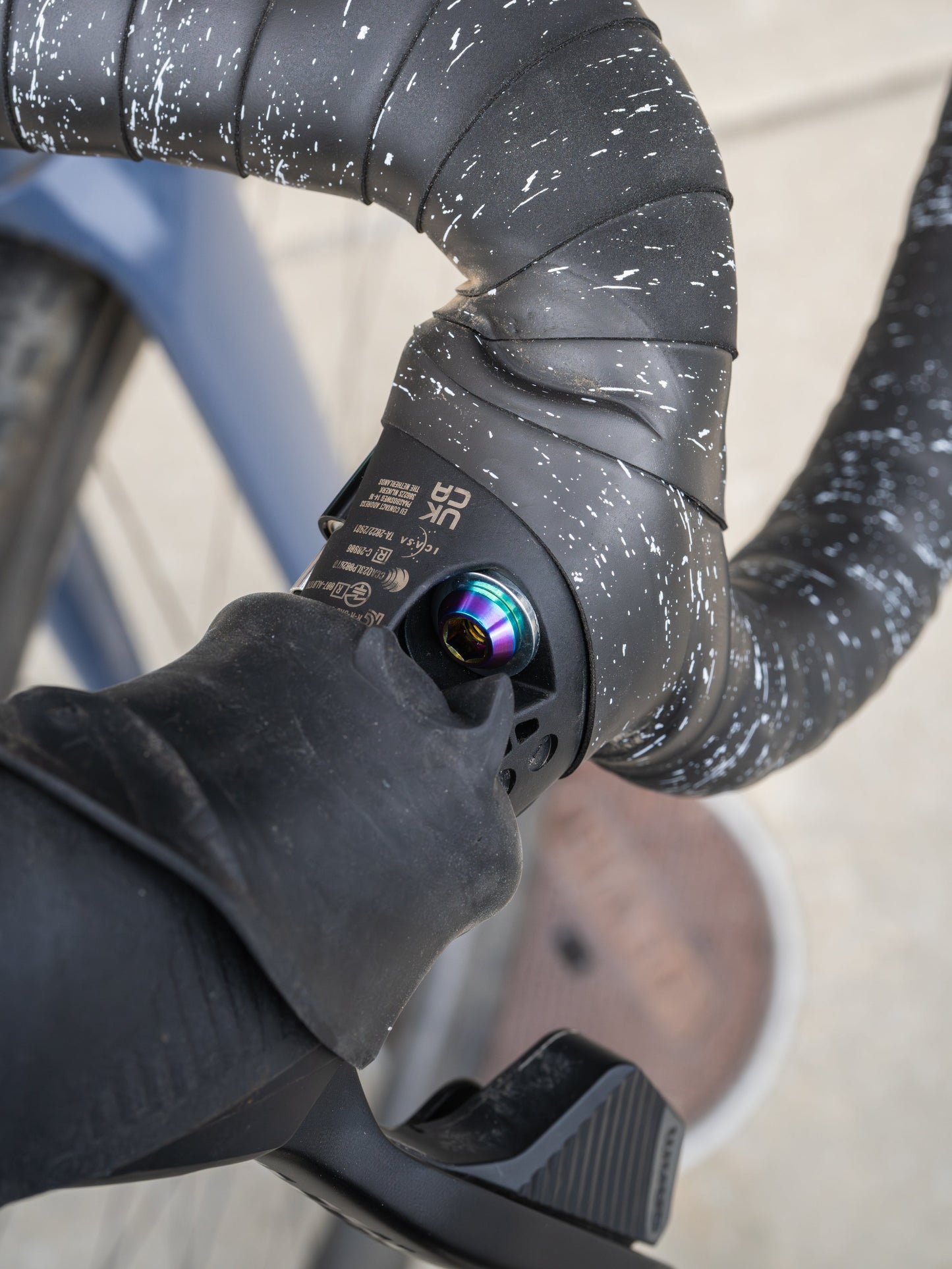 SRAM Drop Bar Hood Shifter Clamp Nut - Titanium - Single Nut
