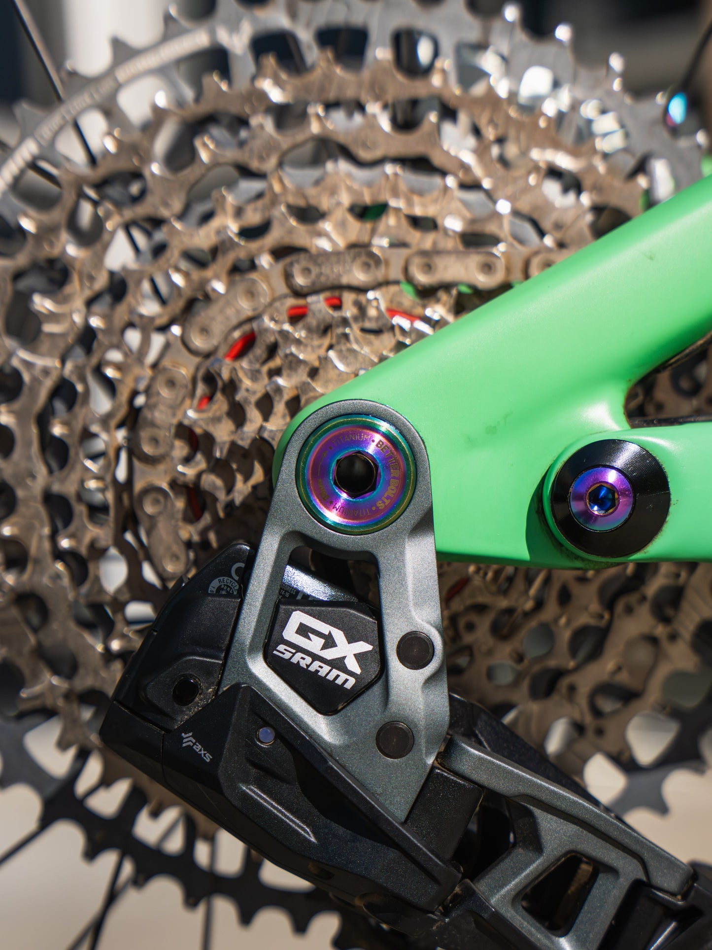 SRAM T-Type Transmission UDH Pivot Bolt - Titanium