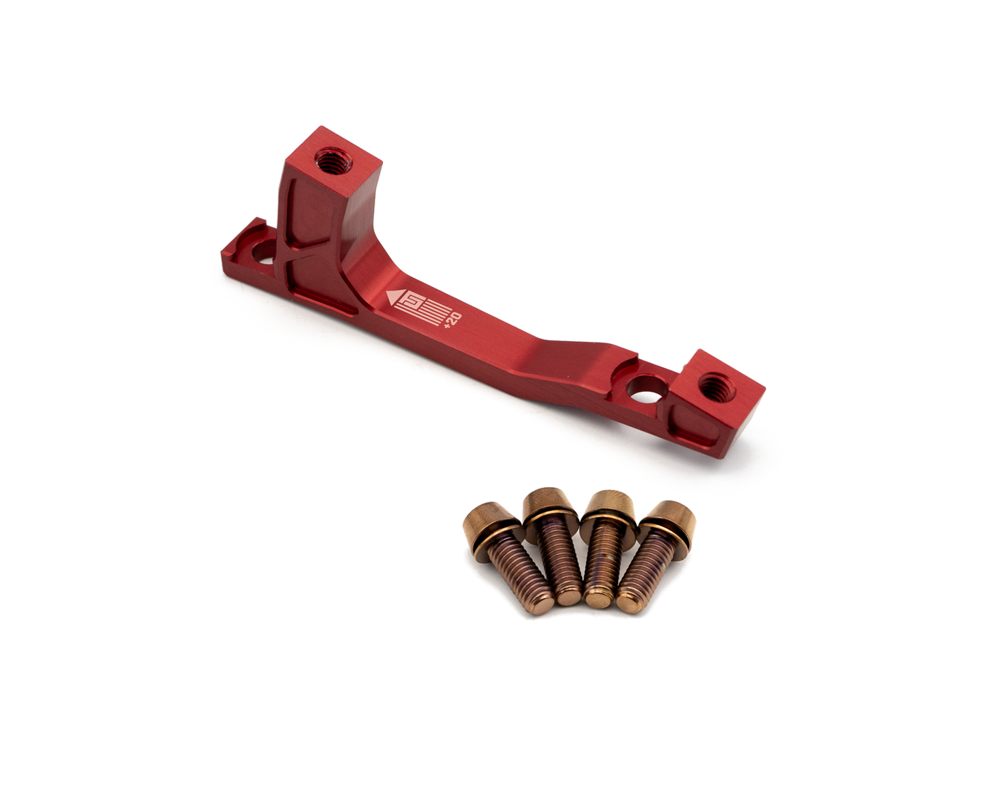 Mountain Bike Post Mount Disc Brake Adapter +20 160/180 PM