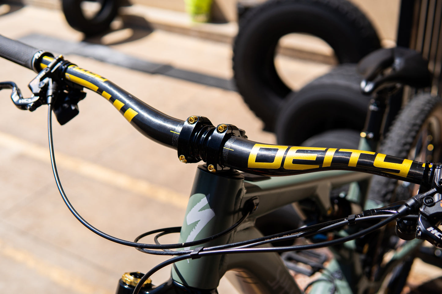 Deity Copperhead Stem Kit - Tapered Heads - Titanium