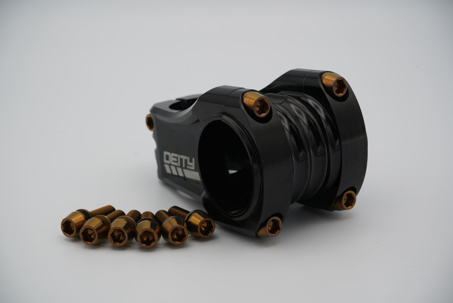 Deity Copperhead Stem Kit - Tapered Heads - Titanium