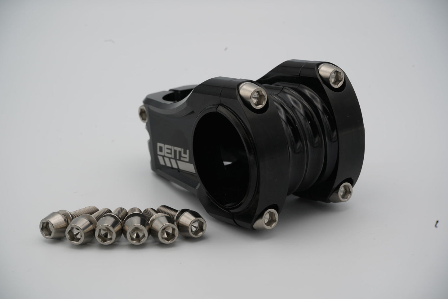 Deity Copperhead Stem Kit - Tapered Heads - Titanium