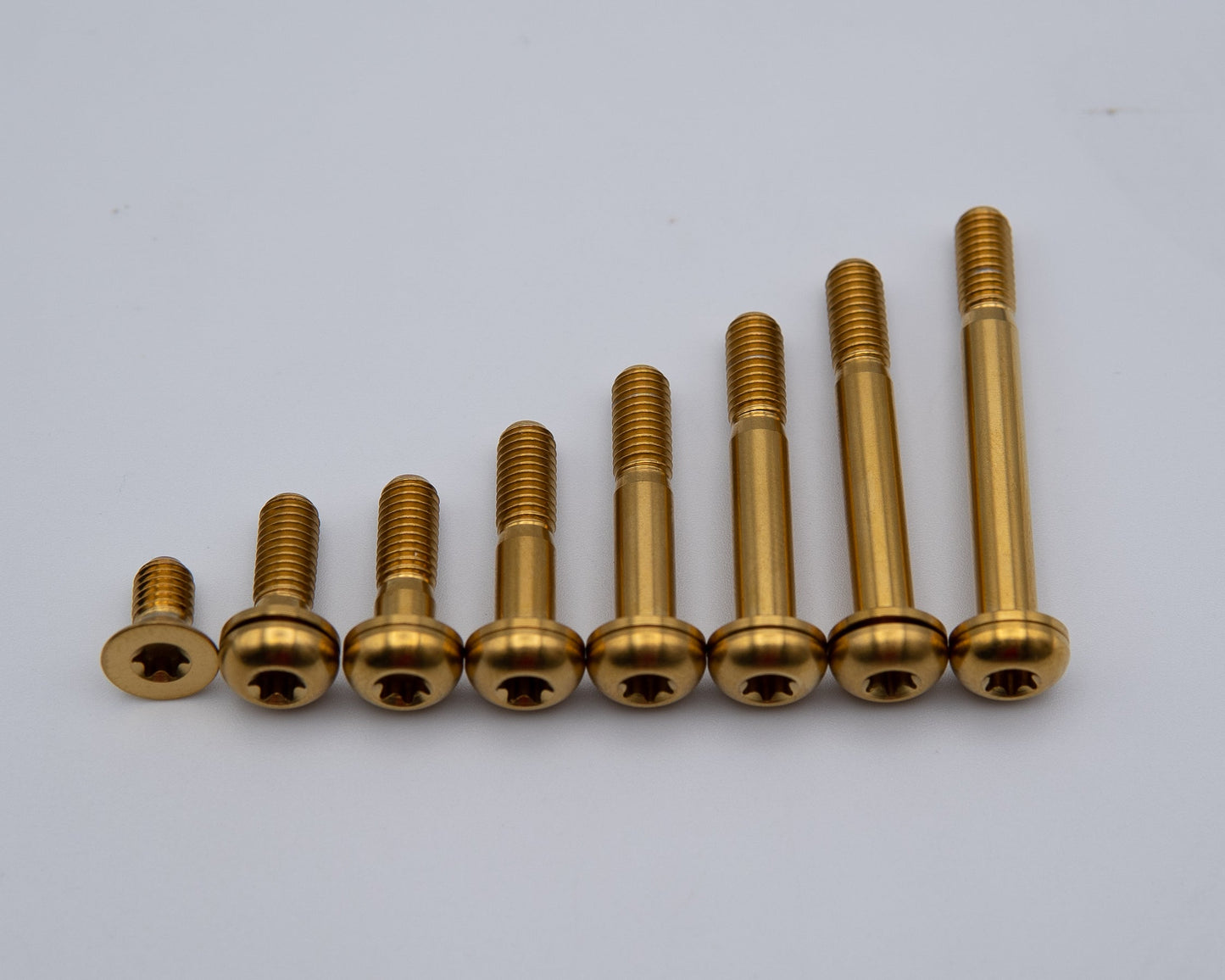 Flat Mount Caliper Bolts - Titanium