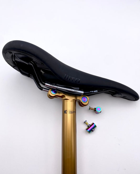 Fox Transfer Titanium Saddle Seat Clamp Kit