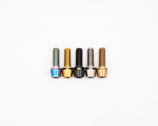 M5x15mm - Narrow Tapered Head - Titanium