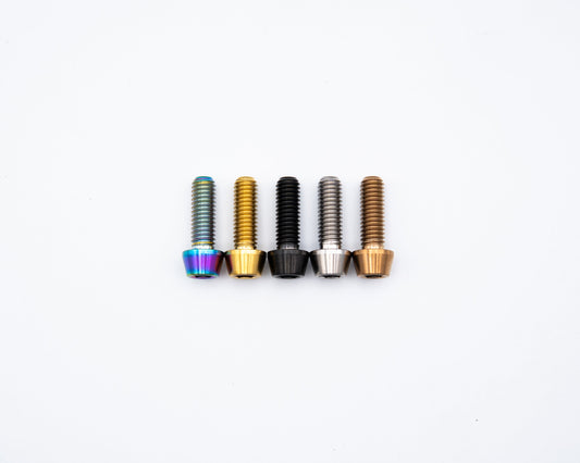 M6x18mm - Tapered Head - Titanium