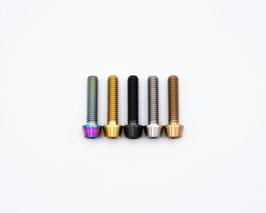 M6x25mm - Tapered Head - Titanium