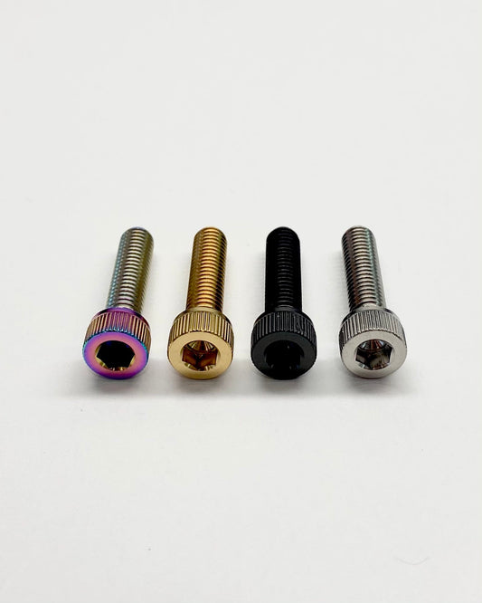 M6x25mm - Knurled Head - Titanium